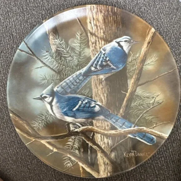 Knowles Kevin Daniel The Blue Jay Birds of Your Garden Collection 1985 - Picture 1 of 2